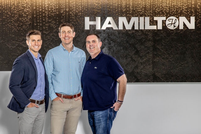 Matthew Hamilton, Robert Hamilton und Donny Hamilton (v.l.n.r)